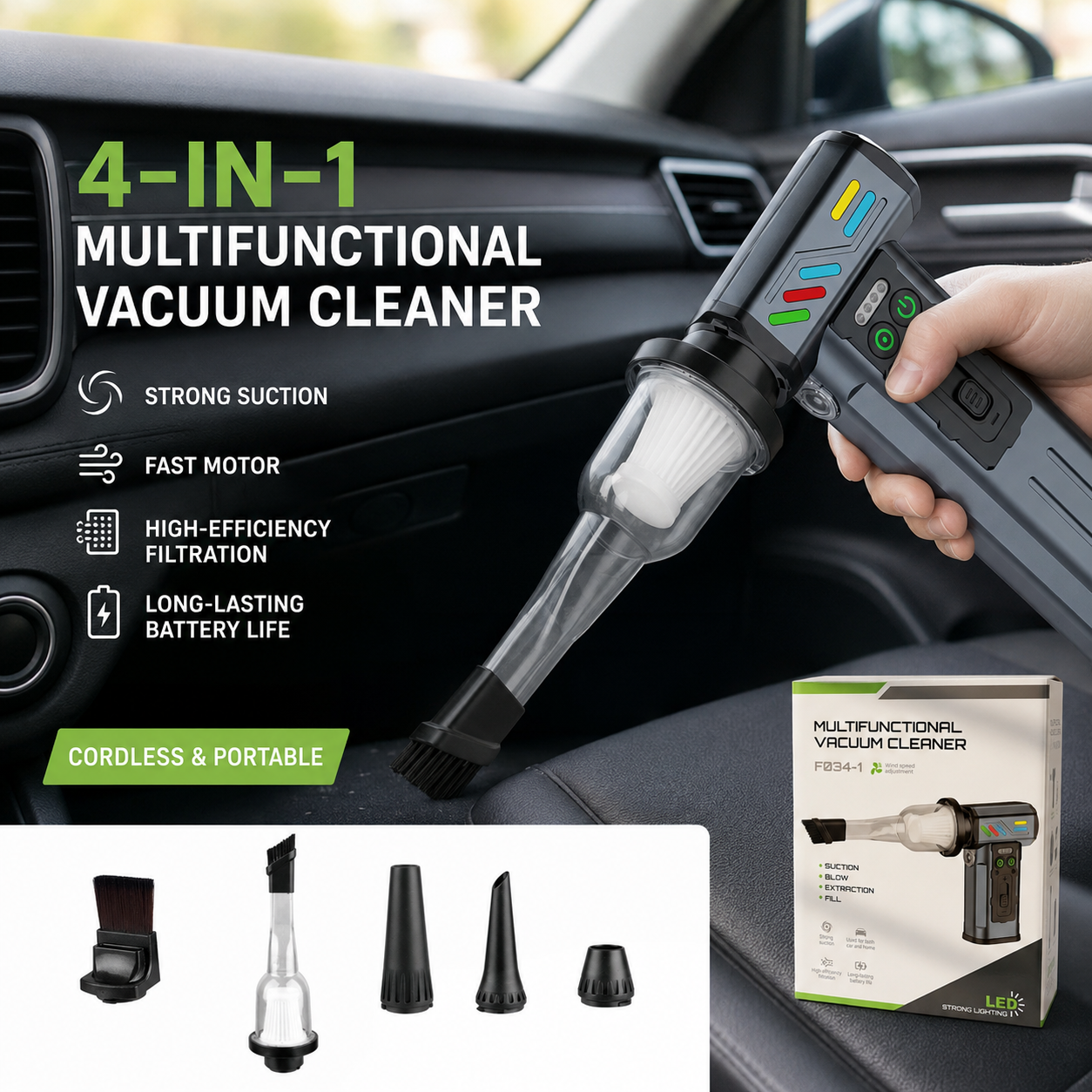 4-in-1 Multifunctional Vacuum Cleaner