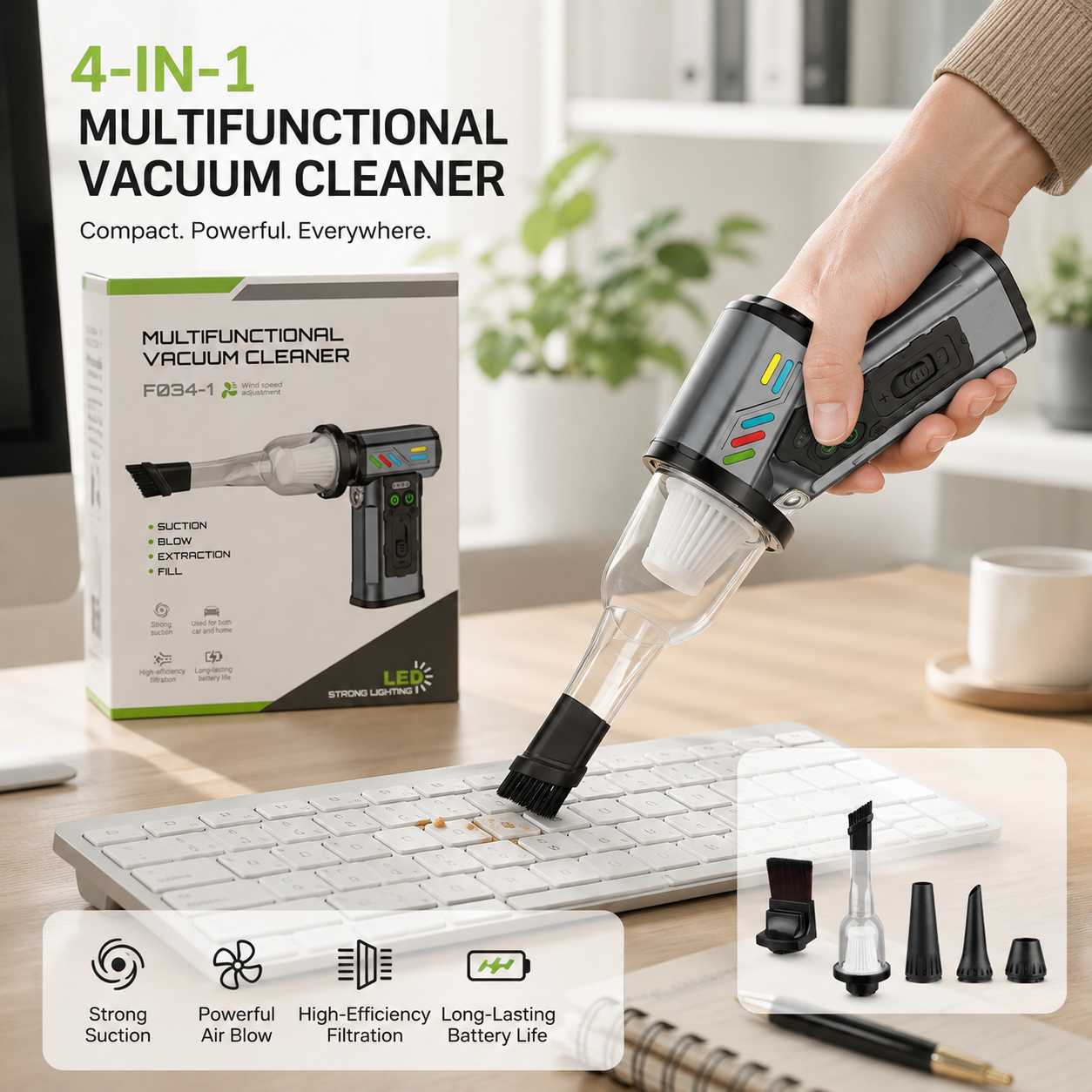 4-in-1 Multifunctional Vacuum Cleaner