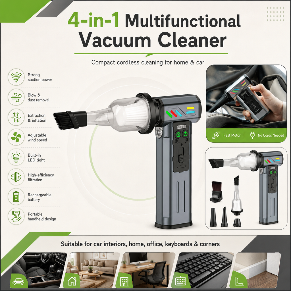 4-in-1 Multifunctional Vacuum Cleaner