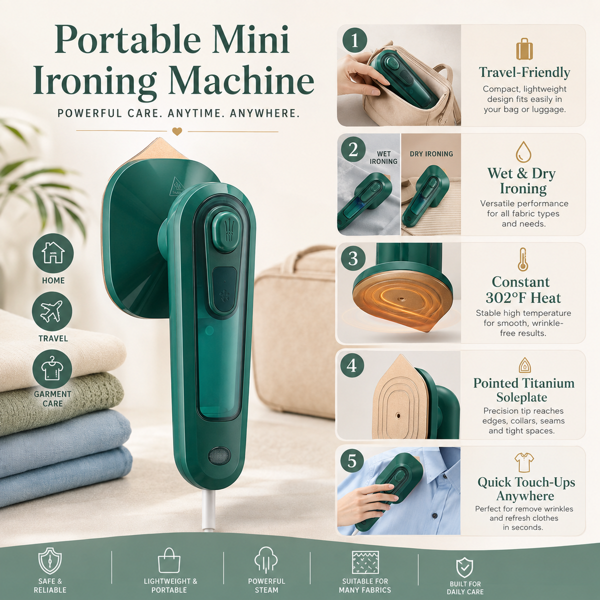 Portable Mini Ironing Machine