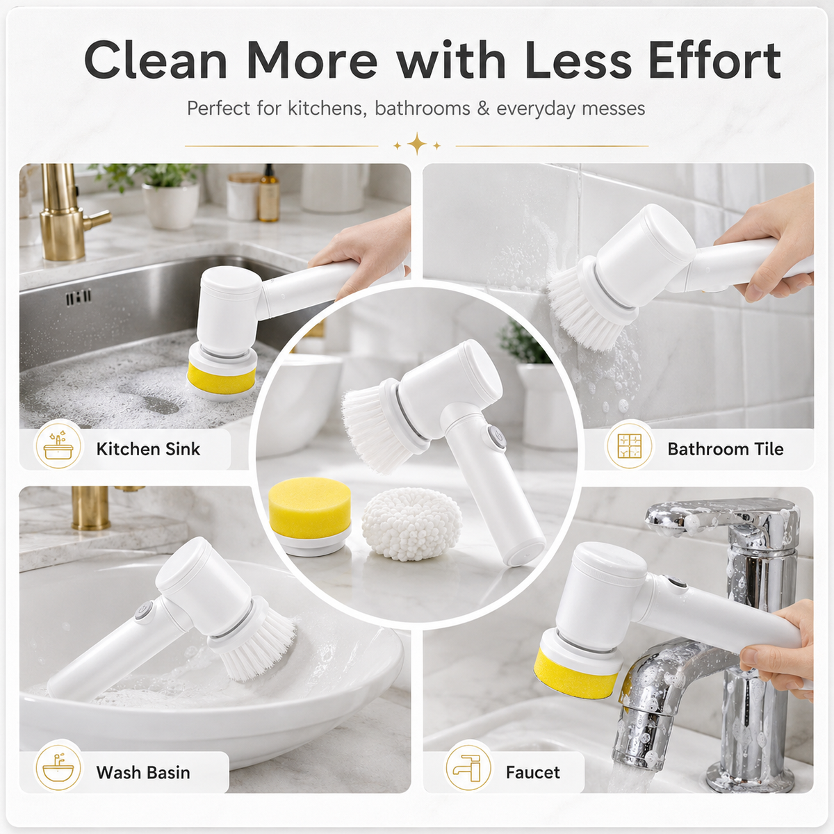 Cleaning Magic Electric Brush (5-in-1)