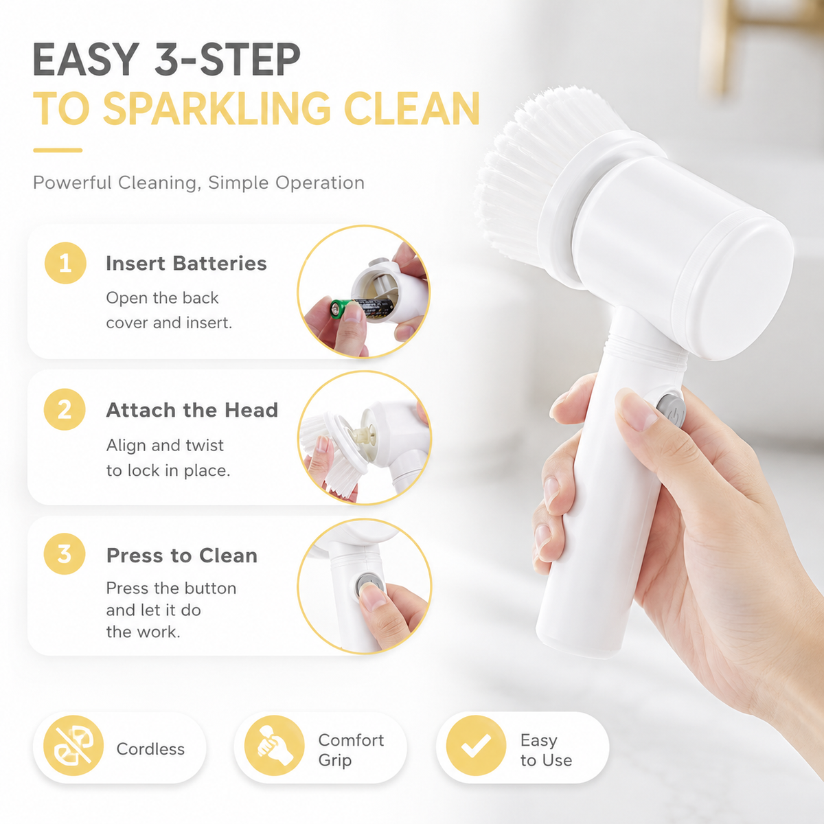 Cleaning Magic Electric Brush (5-in-1)