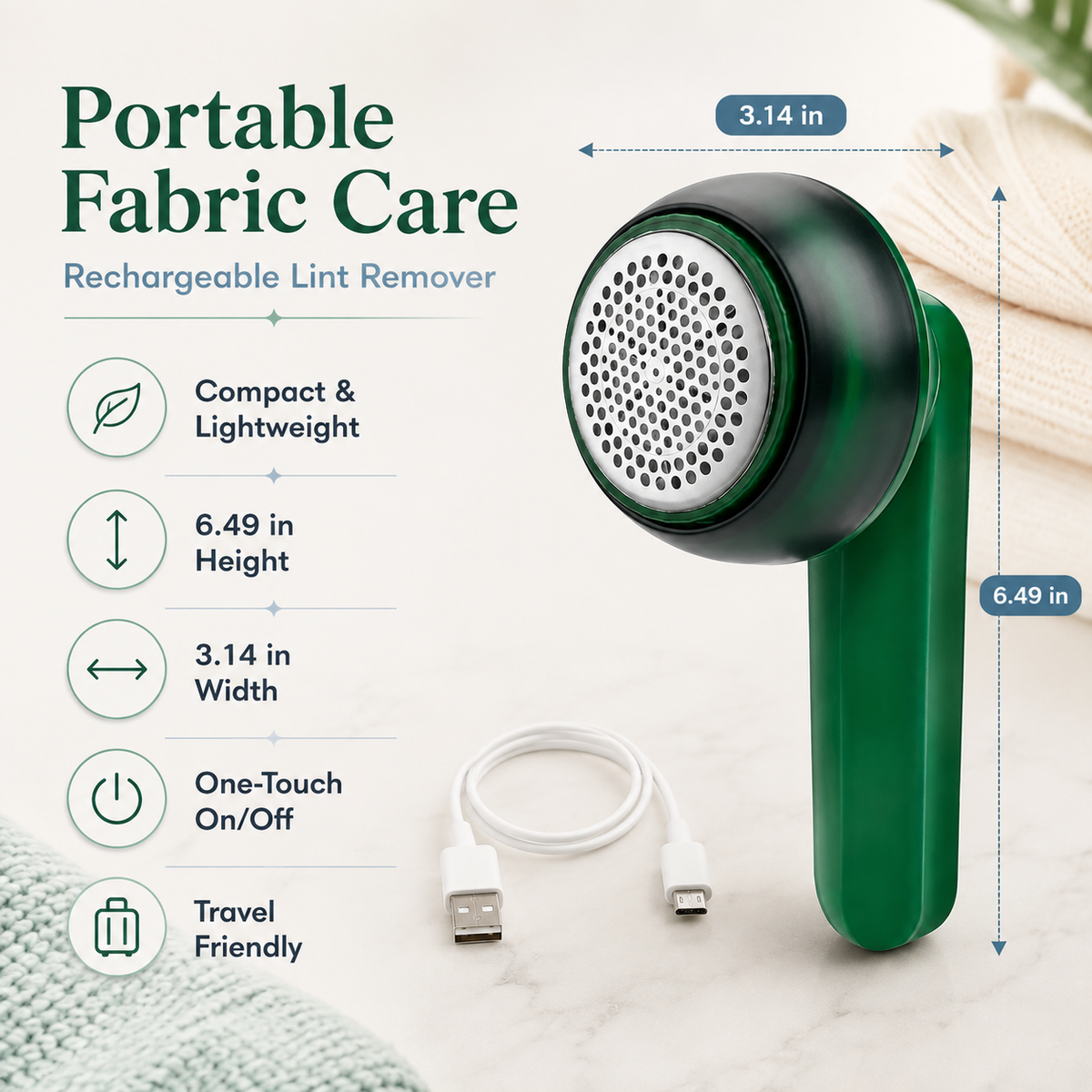 Rechargeable Lint Remover