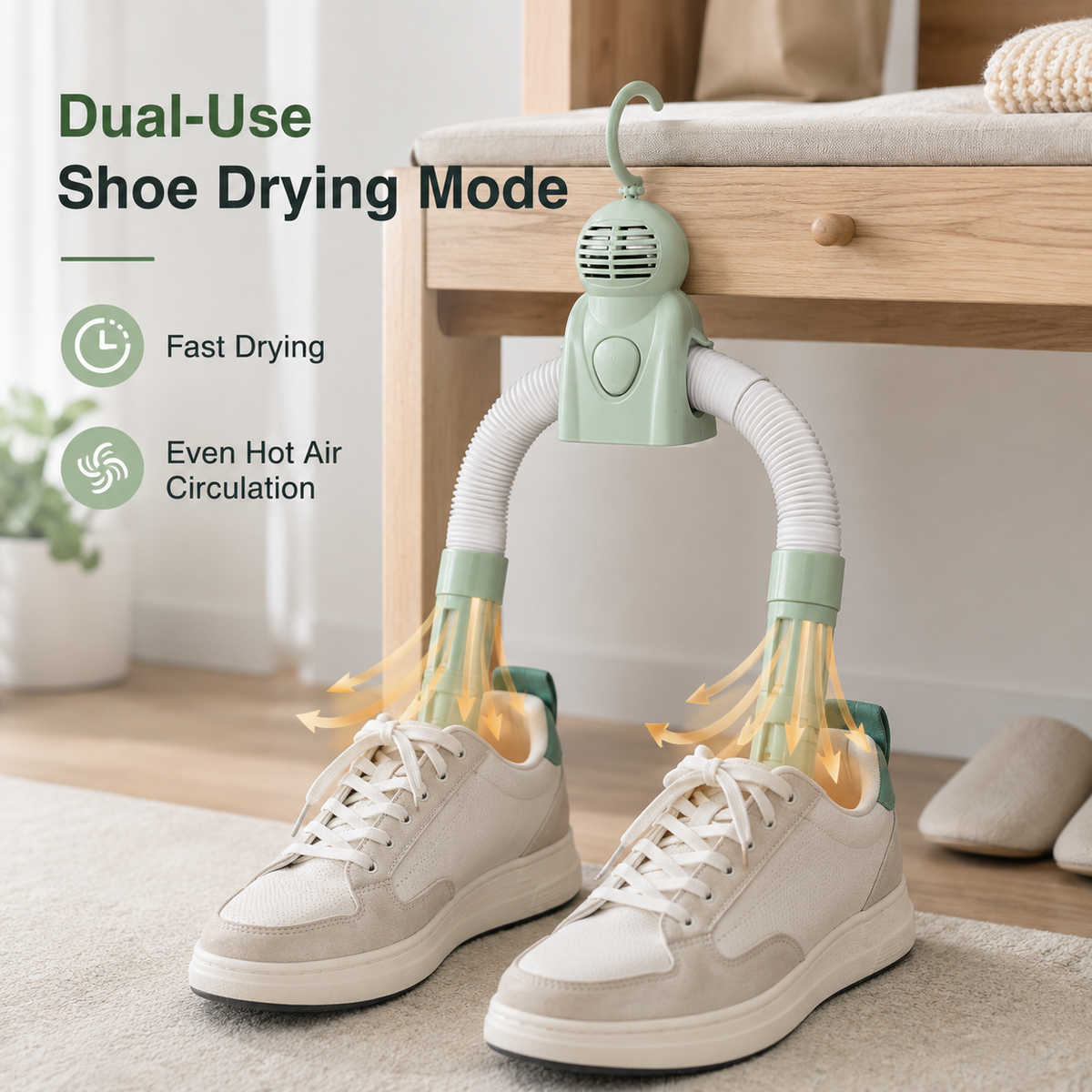Portable Clothes & Shoe Dryer