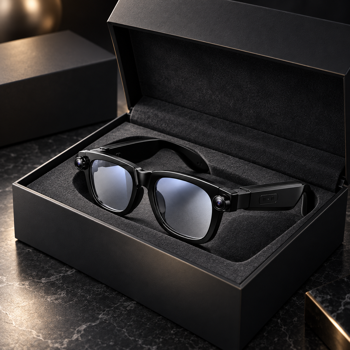 AI Smart Glasses with 8MP Camera