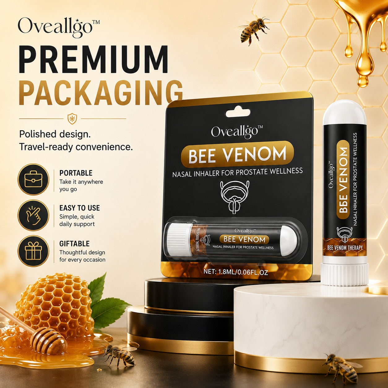 Oveallgo - BEEBOOM Nasal Inhaler for Prostate Wellness