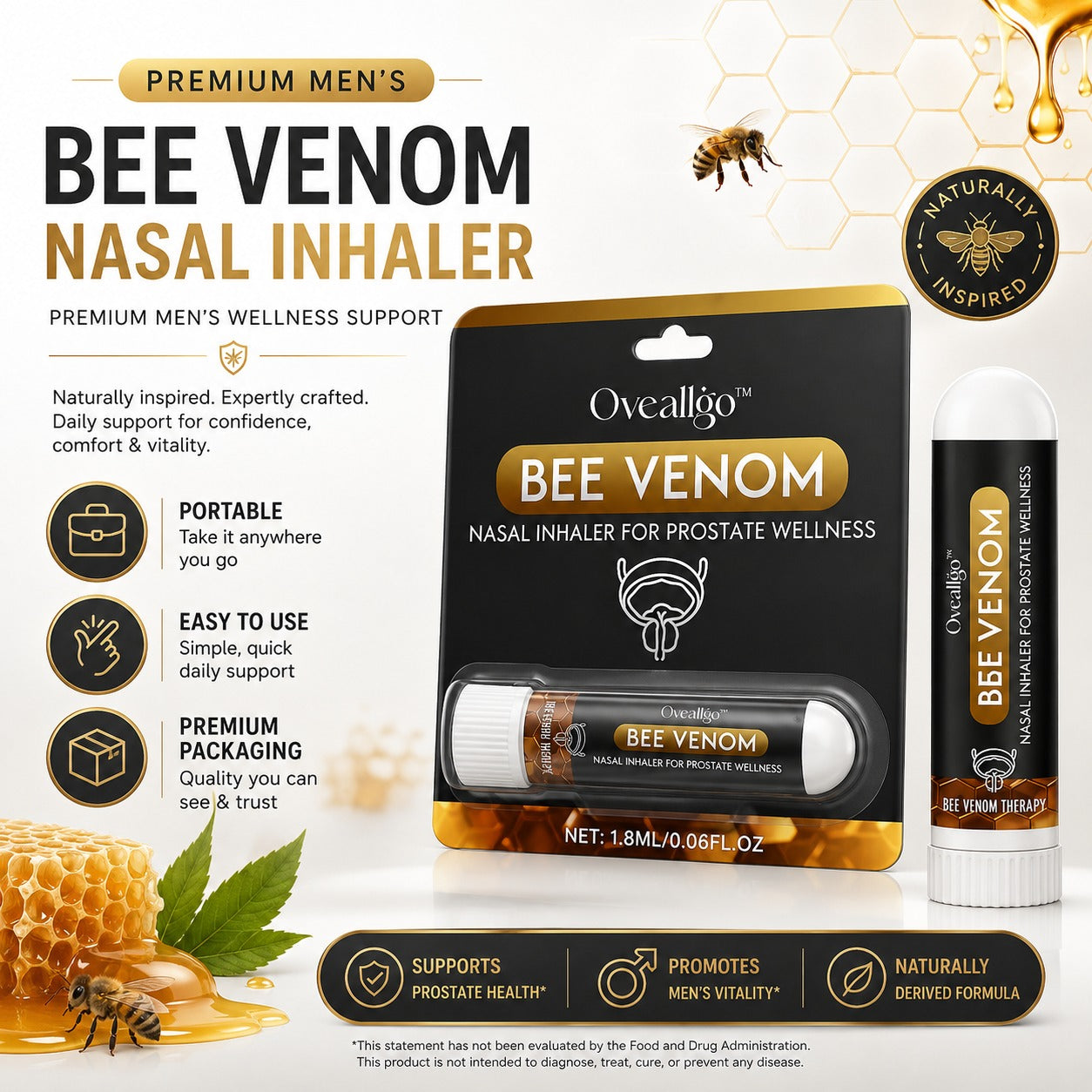 Oveallgo - BEEBOOM Nasal Inhaler for Prostate Wellness