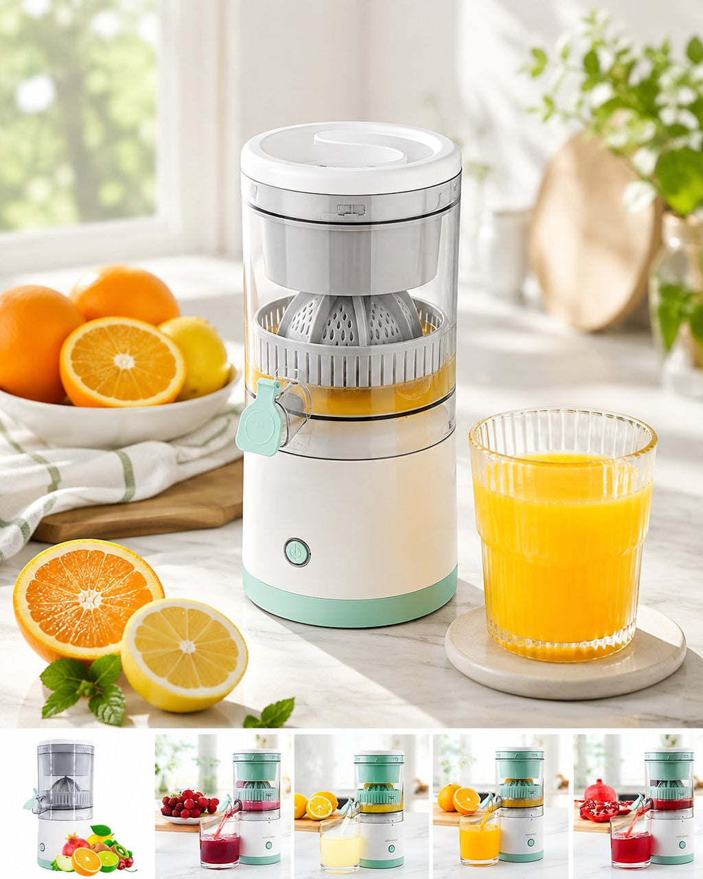 Portable Citrus Squeezer & Presser