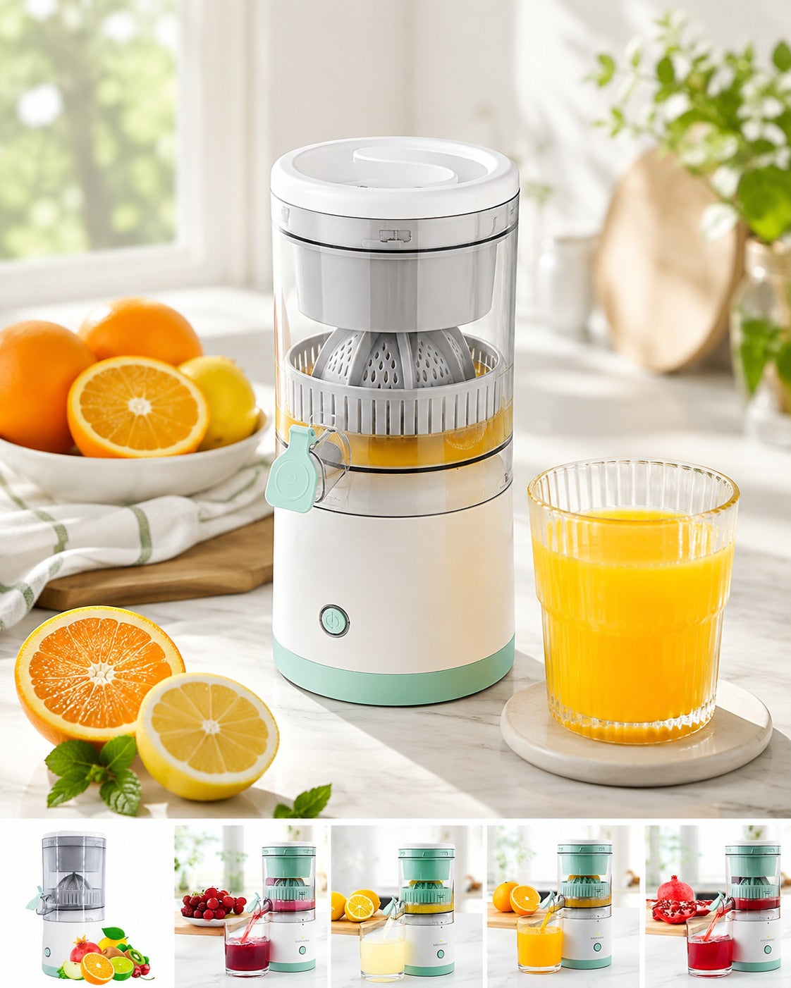 Portable Citrus Squeezer & Presser