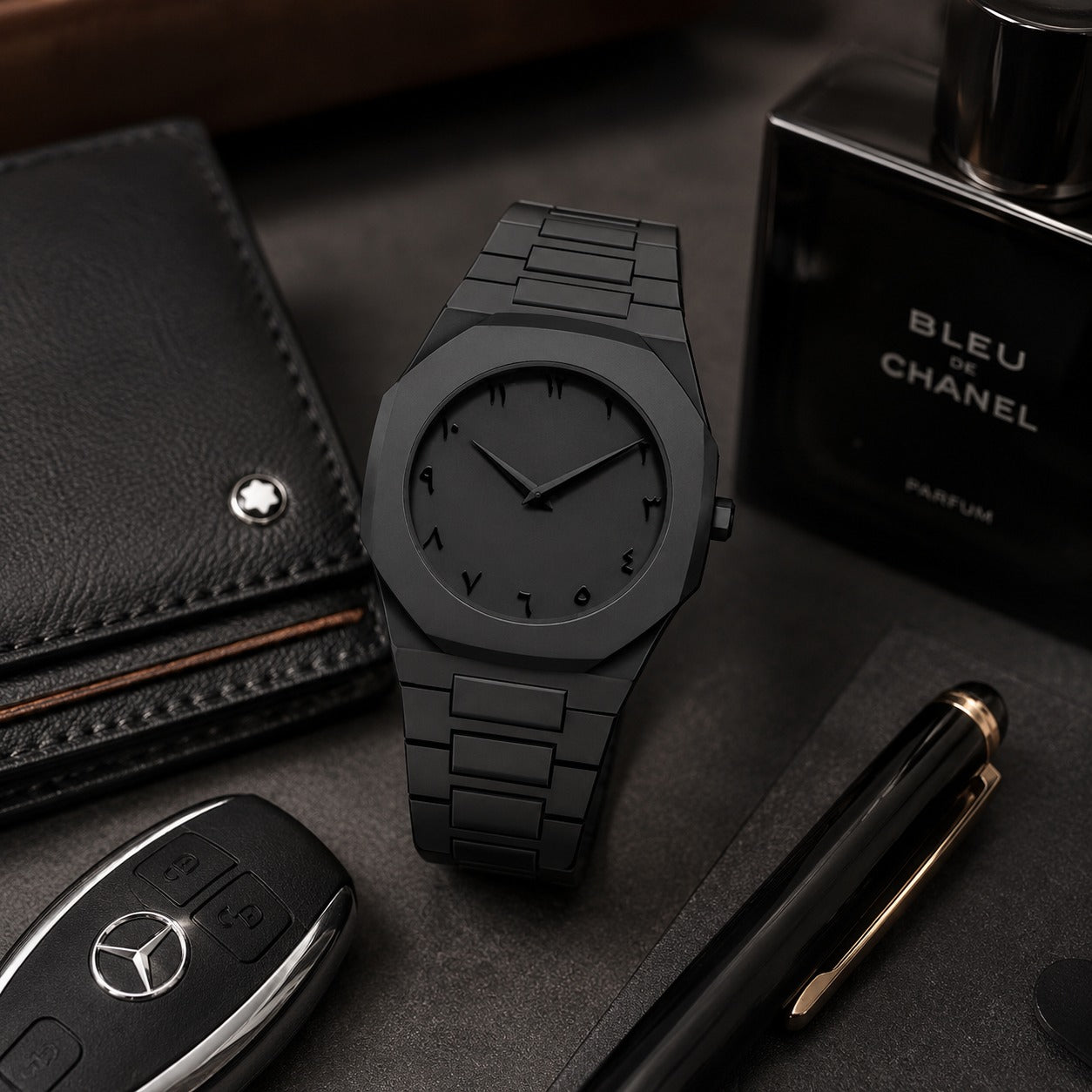 Stainless Steel Arabic Watch