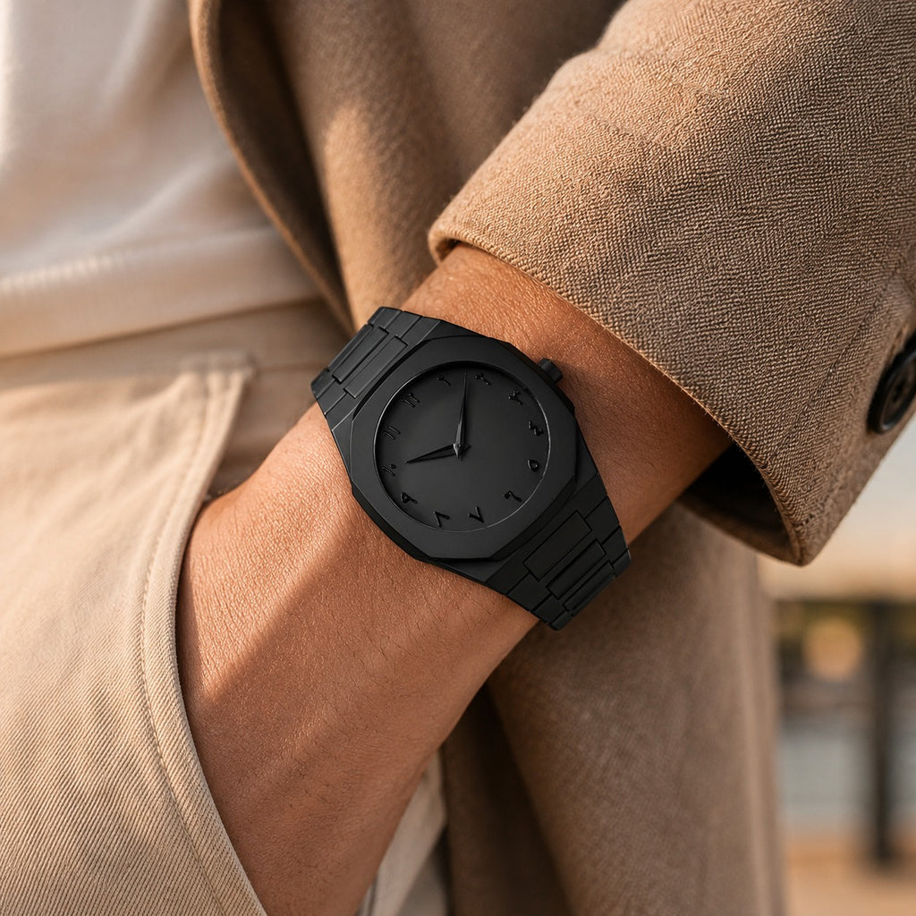 Stainless Steel Arabic Watch