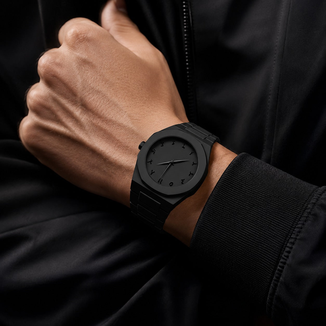 Stainless Steel Arabic Watch