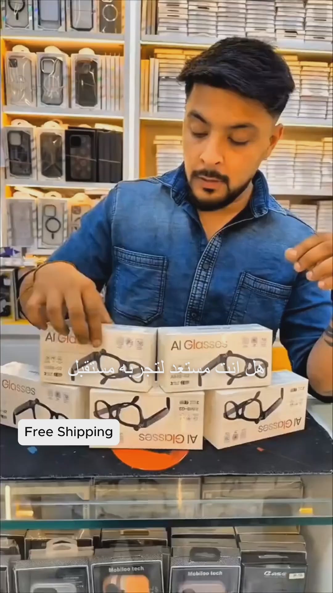 AI Smart Glasses with 8MP Camera