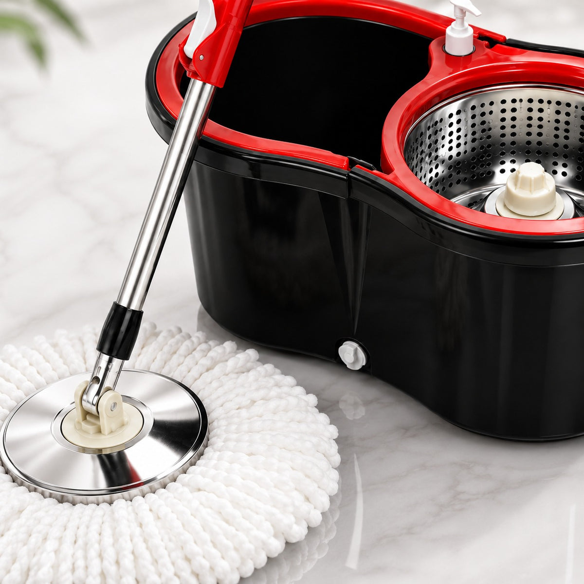 360° Spin Mop with Bucket &amp; Wringer