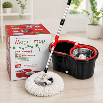 360° Spin Mop with Bucket &amp; Wringer